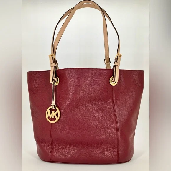 MICHAEL KORS Burgundy Jet Set Tote *Like New* - Picture 13 of 13